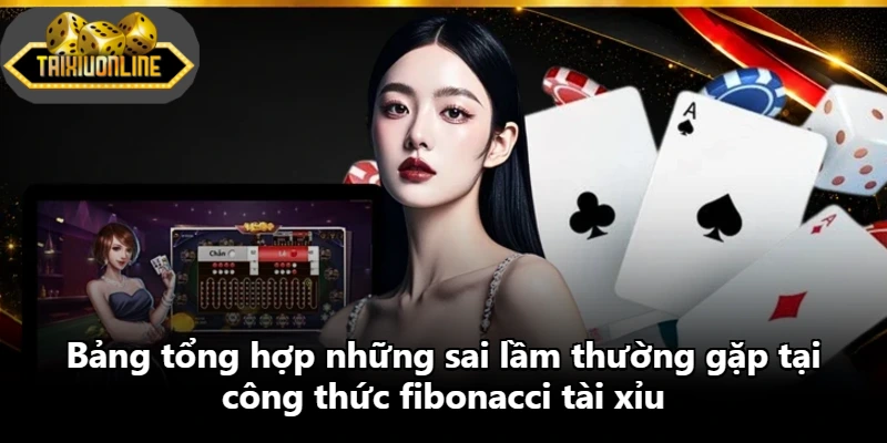 Bảng tổng hợp những sai lầm thường gặp tại công thức fibonacci tài xỉu Bảng tổng hợp những sai lầm thường gặp tại công thức fibonacci tài xỉu