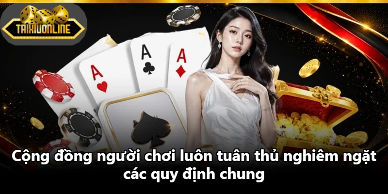 Cộng đồng người chơi luôn tuân thủ nghiêm ngặt các quy định chung