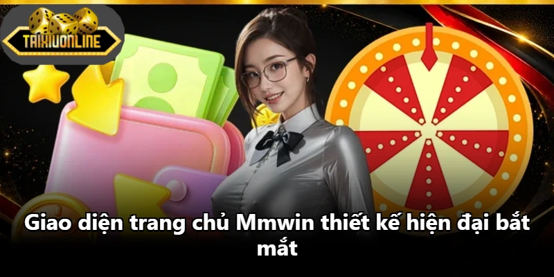 Giao diện trang chủ Mmwin thiết kế hiện đại bắt mắt